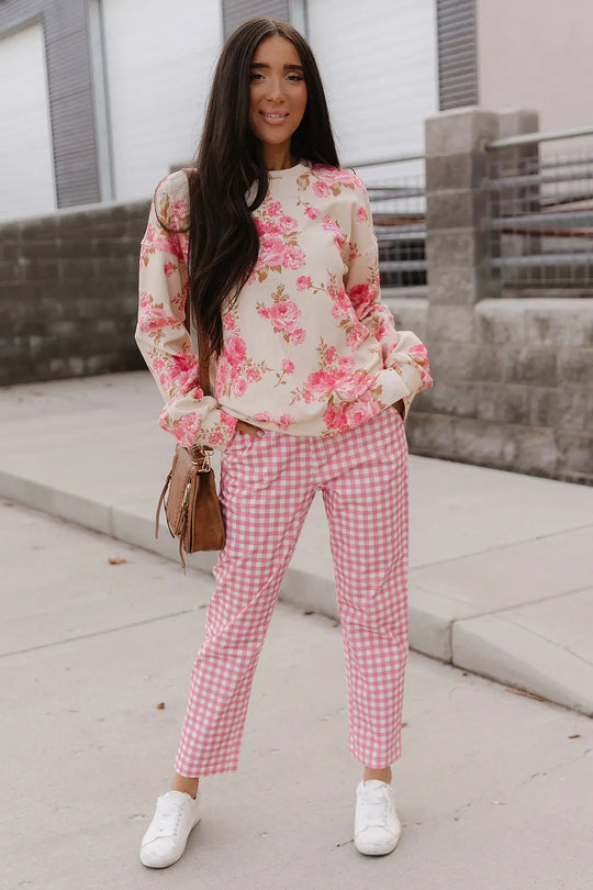 University SideSlit Pullover - Petal Season - Tops