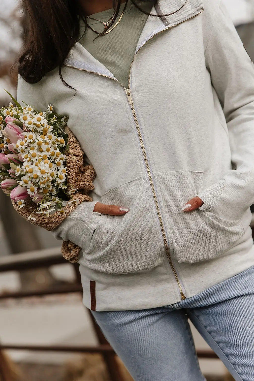 FullZip Sweatshirt - Cloud Nine - Tops