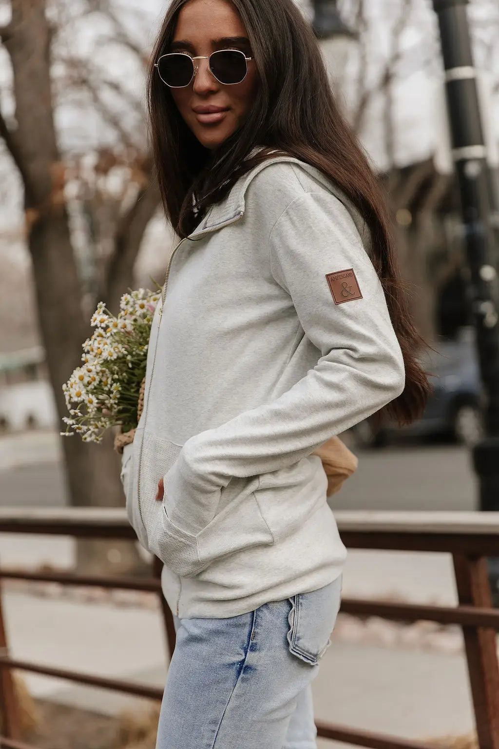 FullZip Sweatshirt - Cloud Nine - Tops