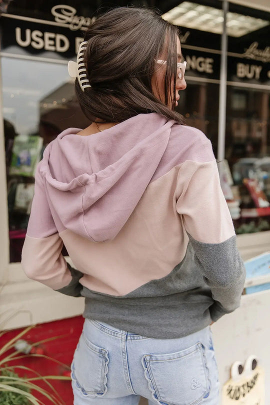 FullZip Sweatshirt - Rosy Glow - Tops