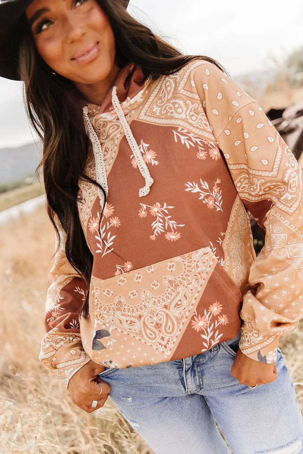 University Hoodie - Howdy Honey - Tops