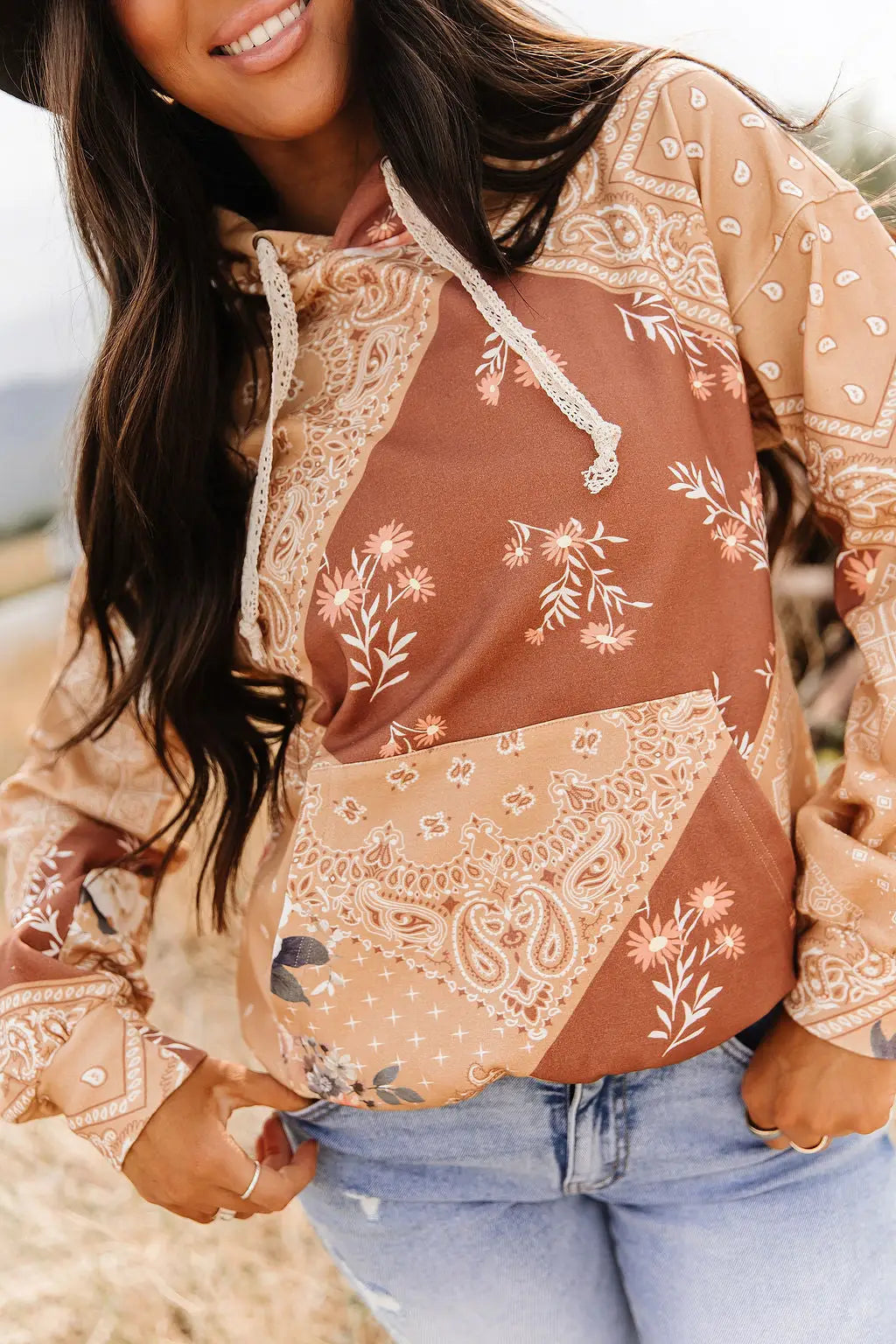 University Hoodie - Howdy Honey - Tops