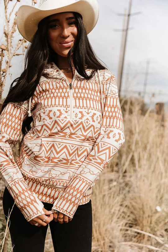 HalfZip Sweatshirt - Bronco Babe - Tops