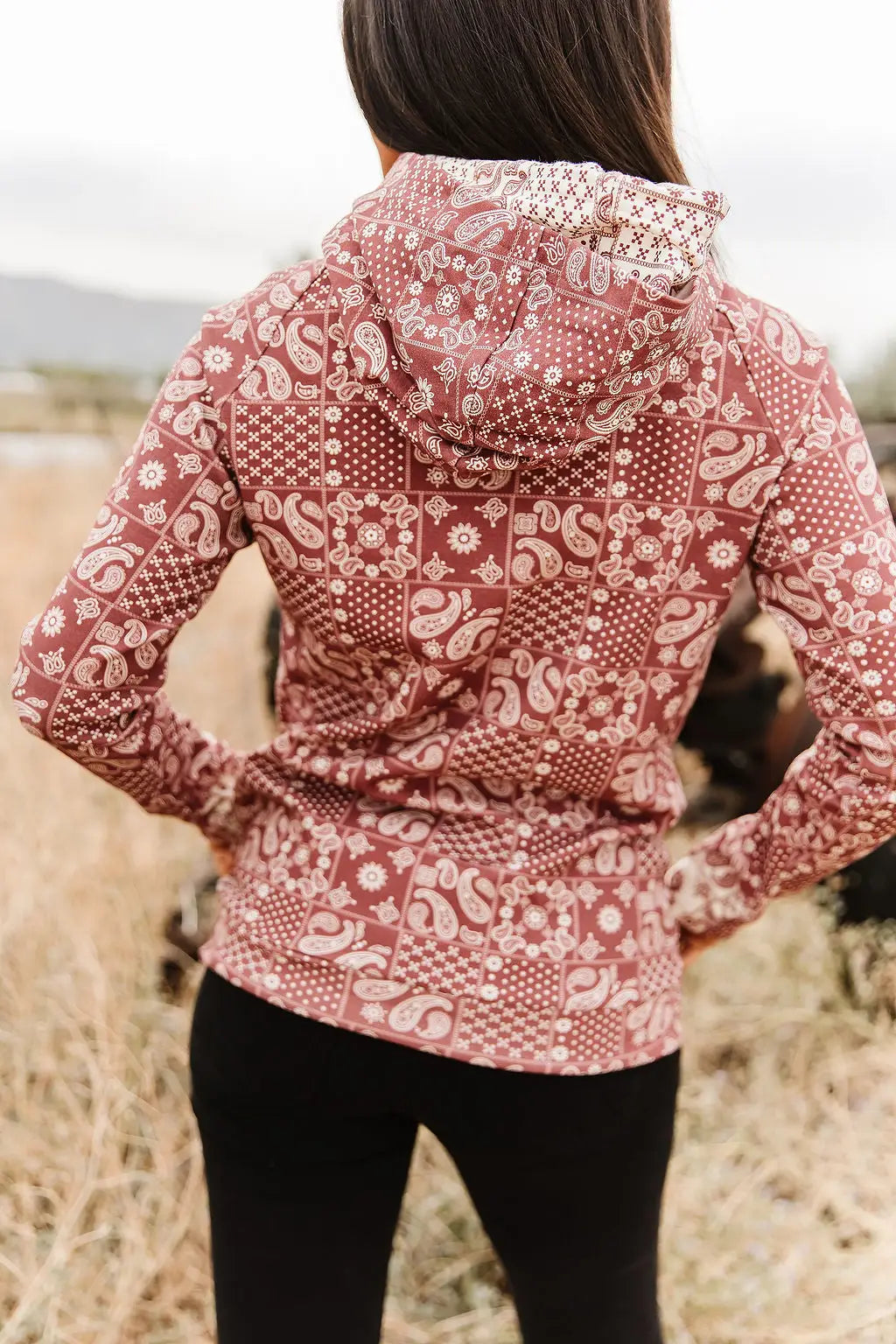 DoubleHood™ Sweatshirt - Cowboy Kisses - Tops