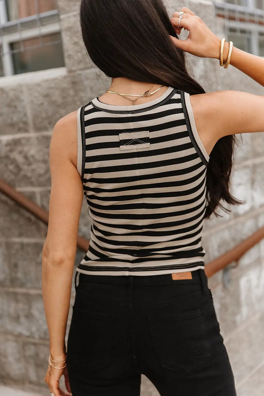Stripe Tank - Milan - Tops