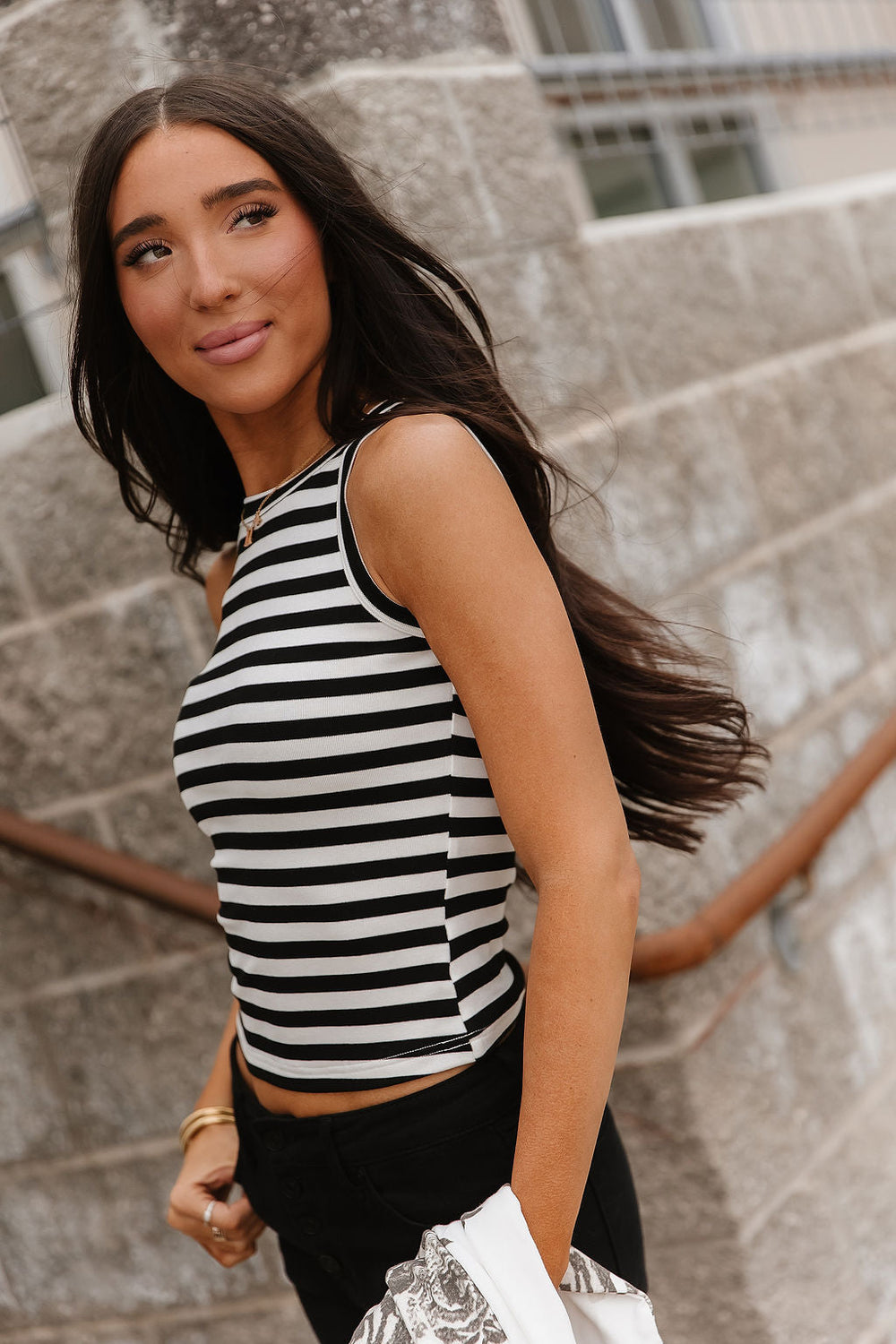 Stripe Tank - Paris