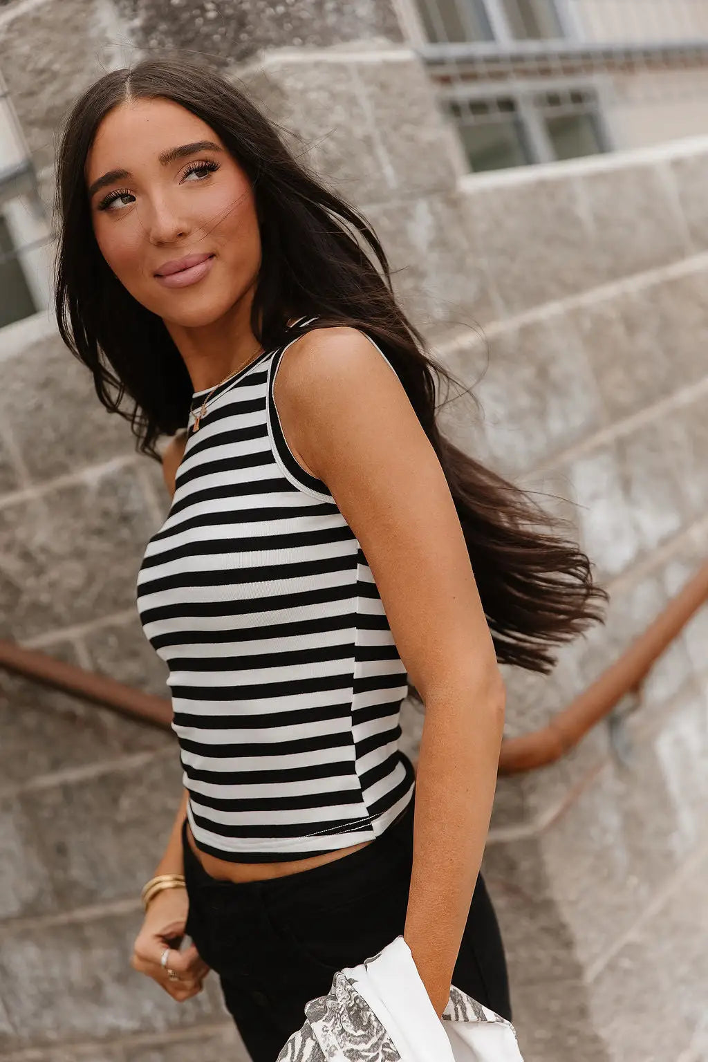 Stripe Tank - Paris - Tops