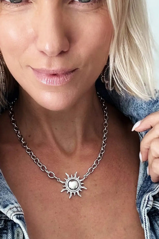 Grateful Sun Choker Necklace