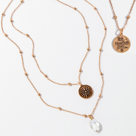 This Too Shall Pass Star Dainty Necklace - MELISSA JEAN