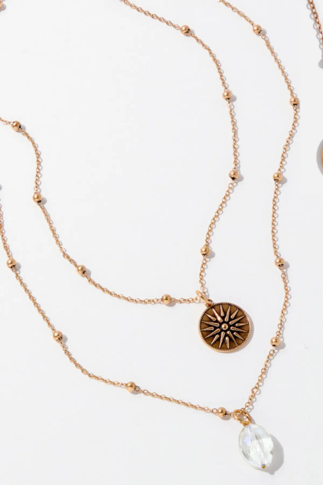 This Too Shall Pass Star Dainty Necklace - Antique Gold - dainty
