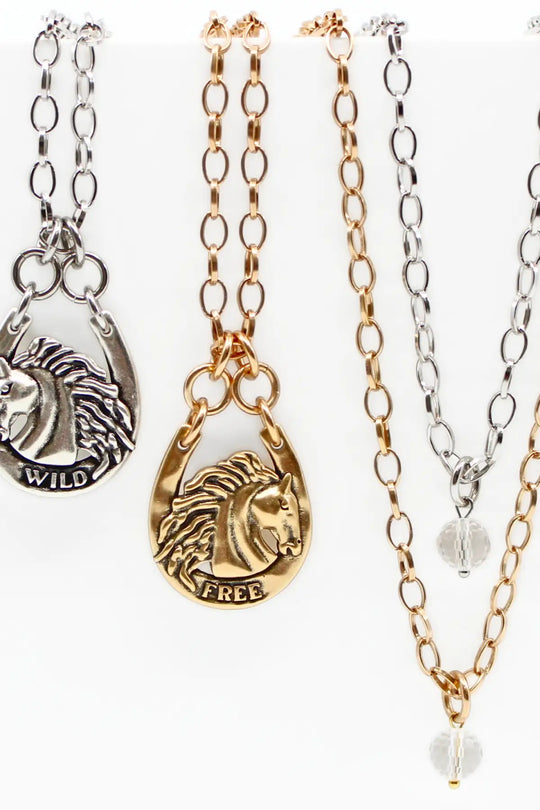 Wild & Free Horse Original Lite Necklace - original lite