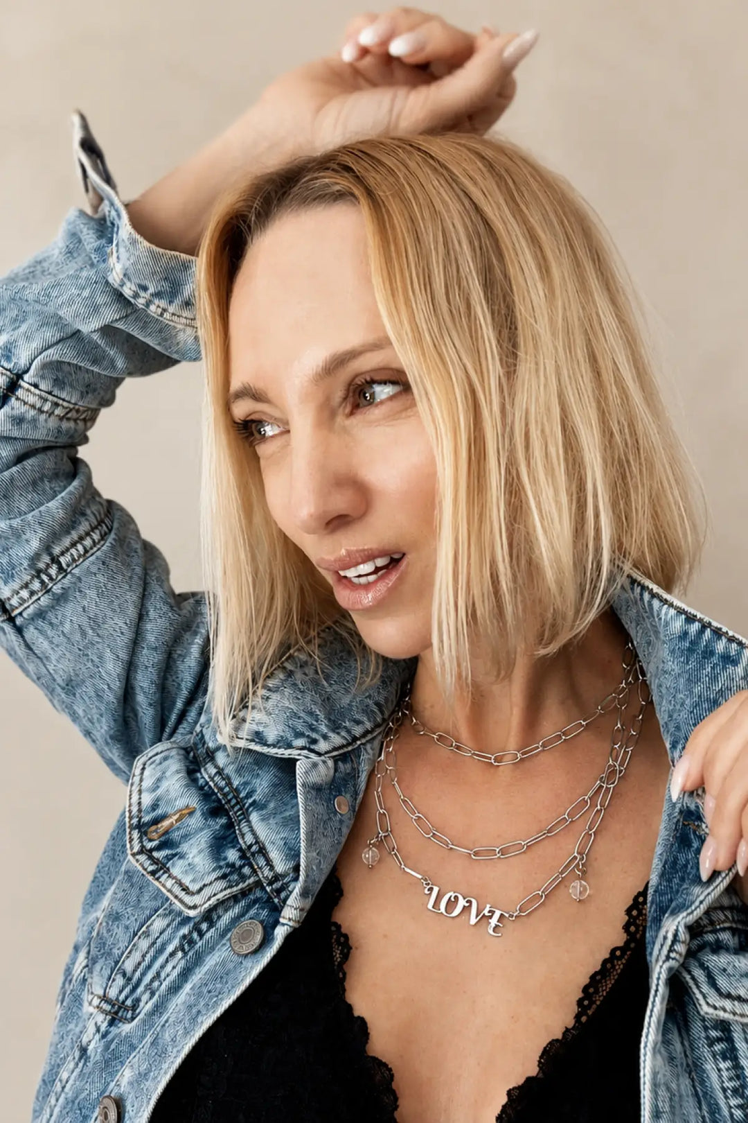 Love Long Chain Necklace - Long chain