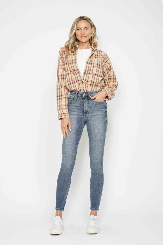 Judy Blue Tummy Control Skinny Jeans - Bottoms