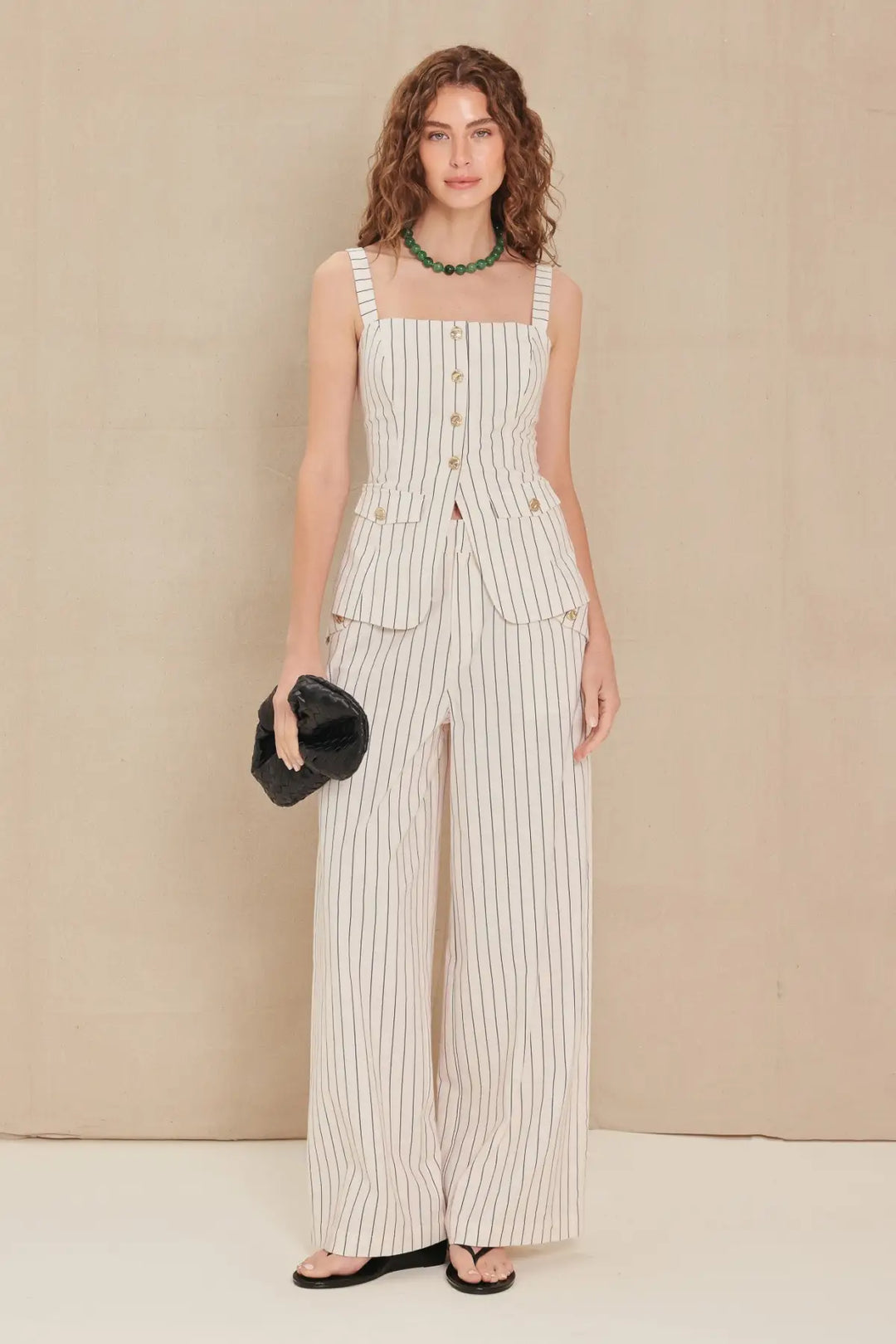 SUTTON STRIPE WOVEN PANTS - PANTS