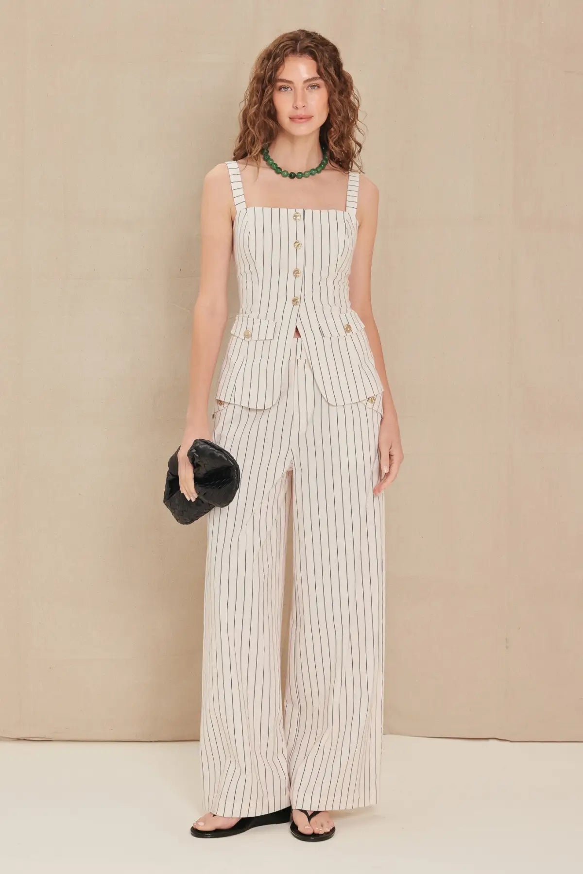 SUTTON STRIPE WOVEN PANTS - PANTS