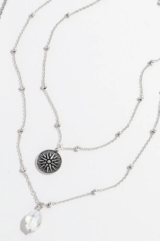 This Too Shall Pass Star Dainty Necklace - Silver - dainty