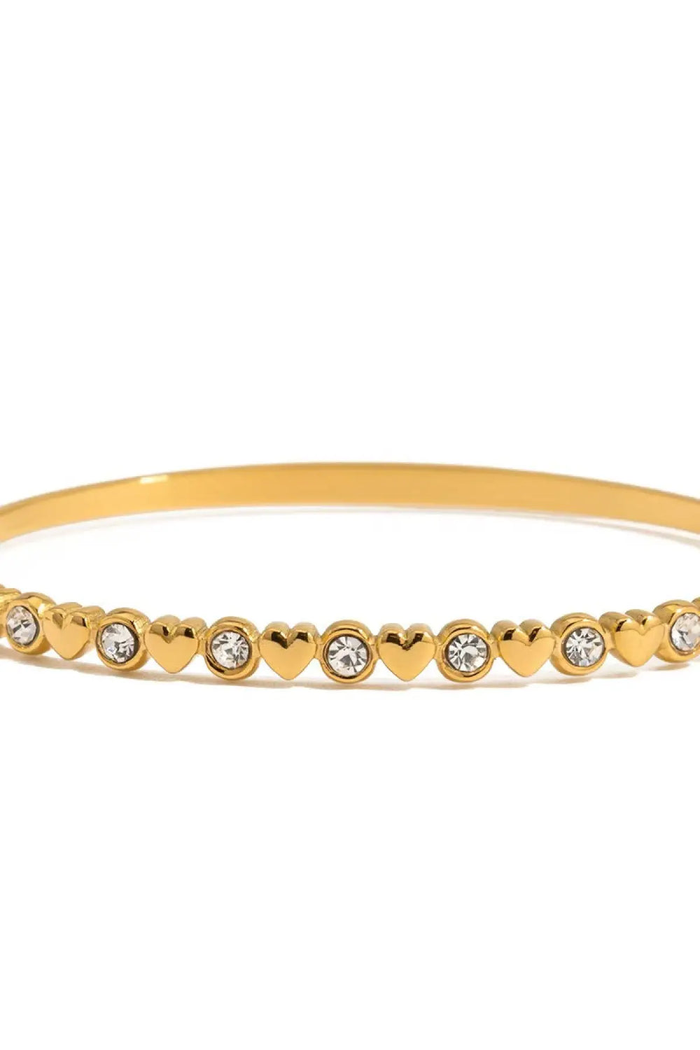 Hearts & Diamonds Hinge Bracelet - WATERPROOF - Bracelet
