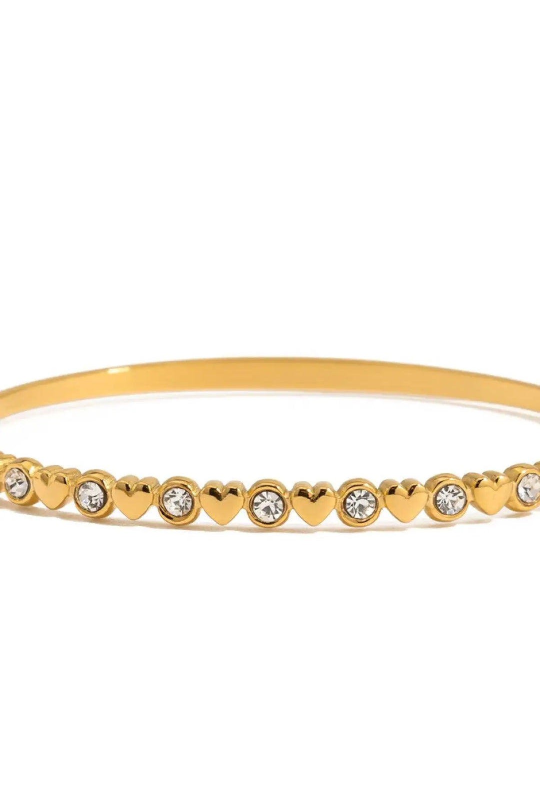 Hearts &amp; Diamonds Hinge Bracelet - WATERPROOF - Bracelet
