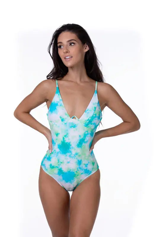 TIE DYE ONE PIECE SWIMSUIT - One Piece