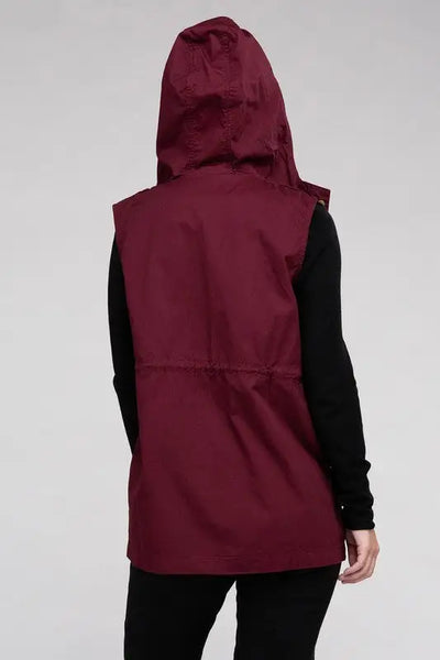 Military Hoodie Vest *More Colors! - OUTERWEAR