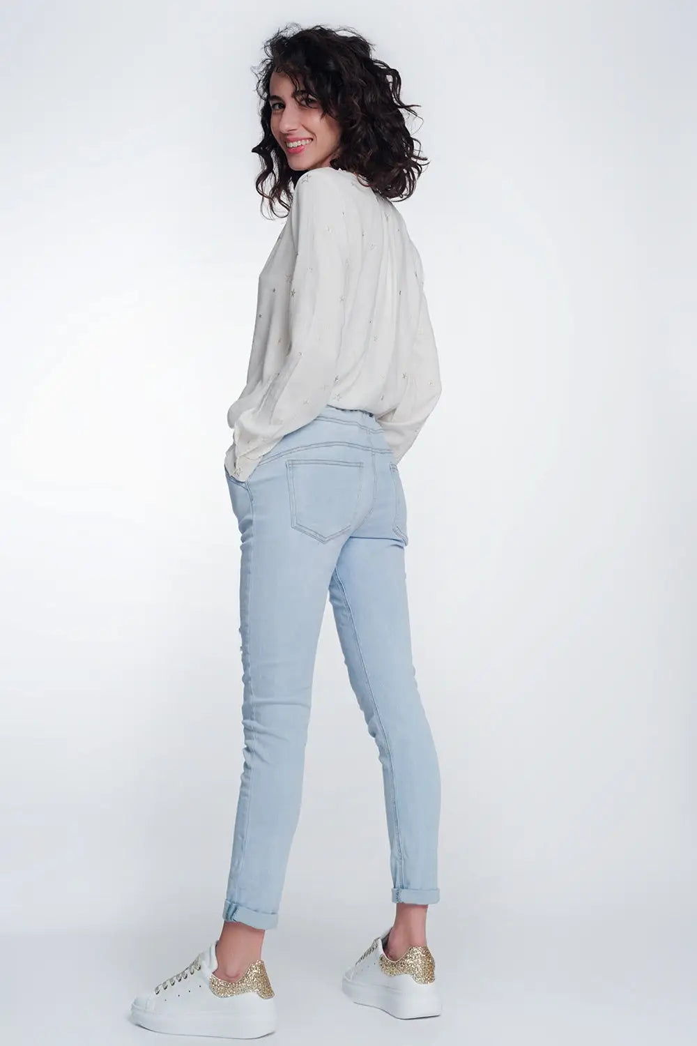 Jogger jeans in lightwash