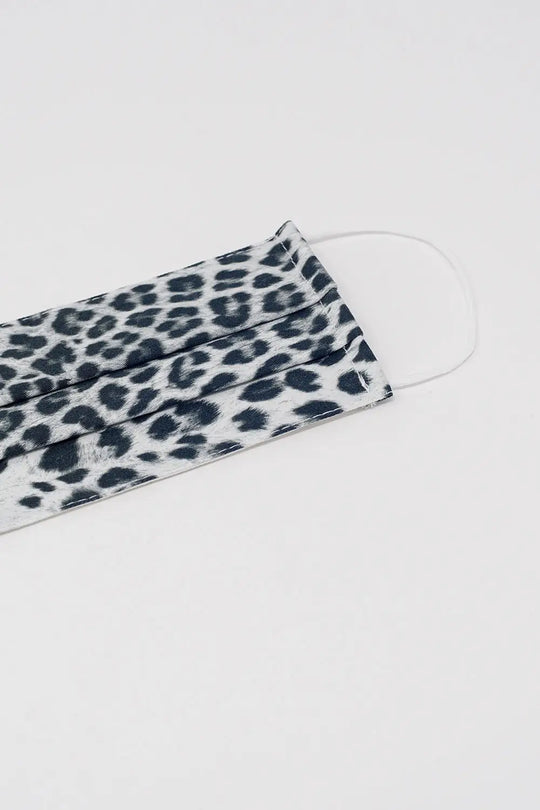 2 PACK Leopard Mix Print Mask - BROWN / ONE - Headgear