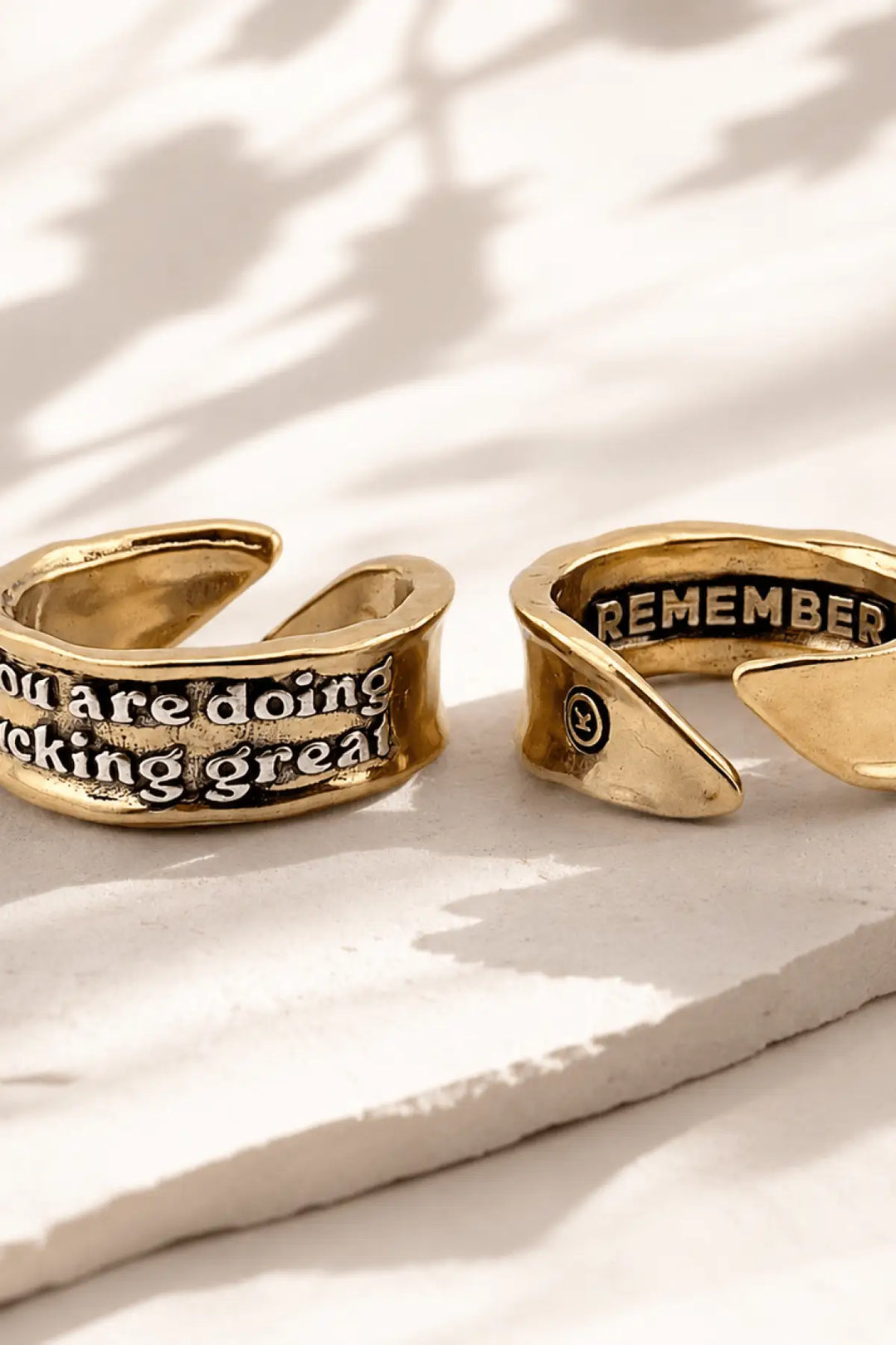You Are Doing F*cking Great Remember Adjustable Ring