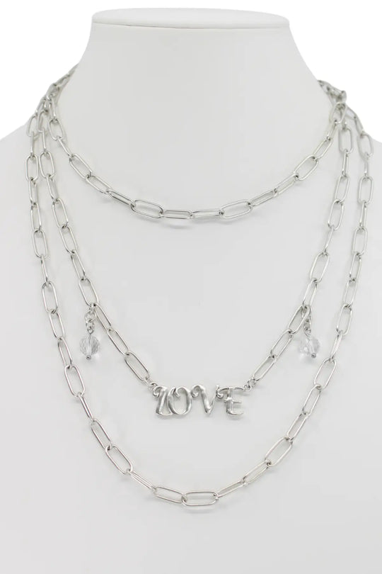 Love Long Chain Necklace - Long chain