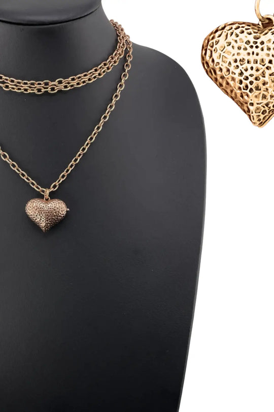 Follow Your Heart Heart Locket Essential Necklace - essential