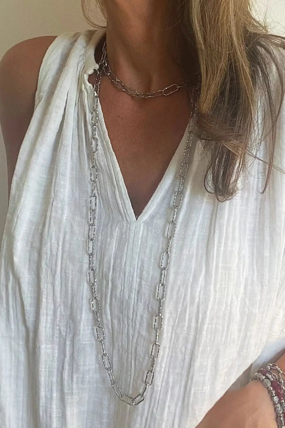 STATEMENT PAPERCLIP NECKLACE