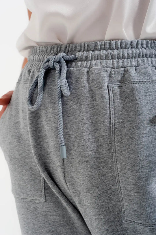 Joggers with elastic waist band in gray - Pants