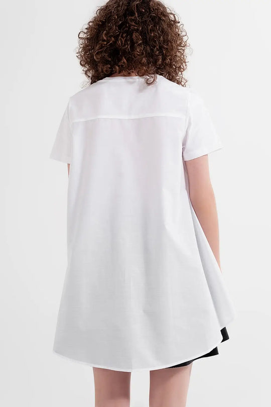 T shirt dress in white - T-Shirts