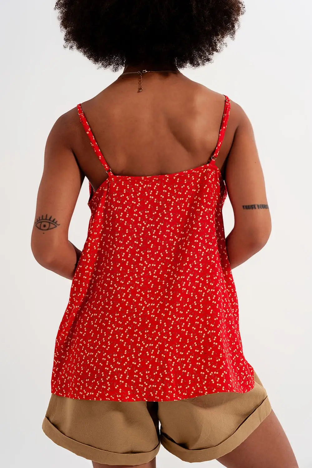 Cherry top in red - Tops