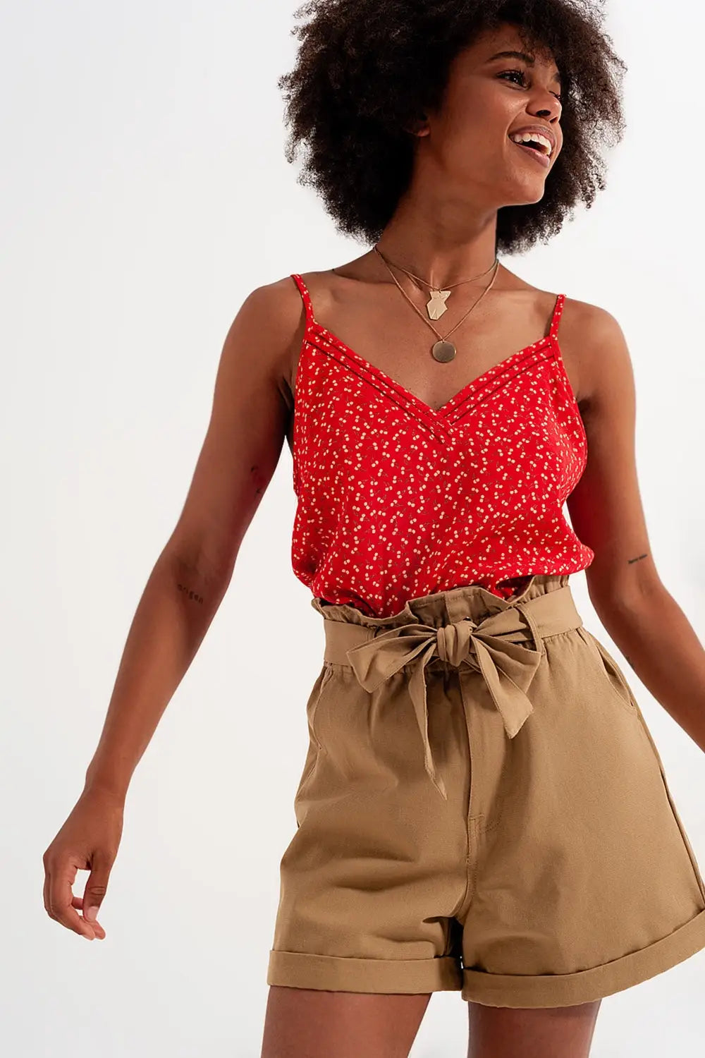 Cherry top in red - Tops