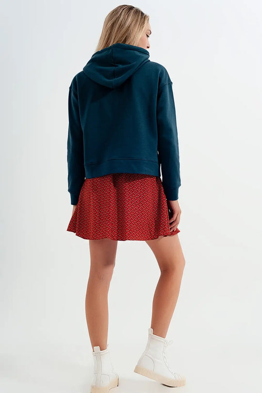 Hoodie co-ord in green - Sweaters