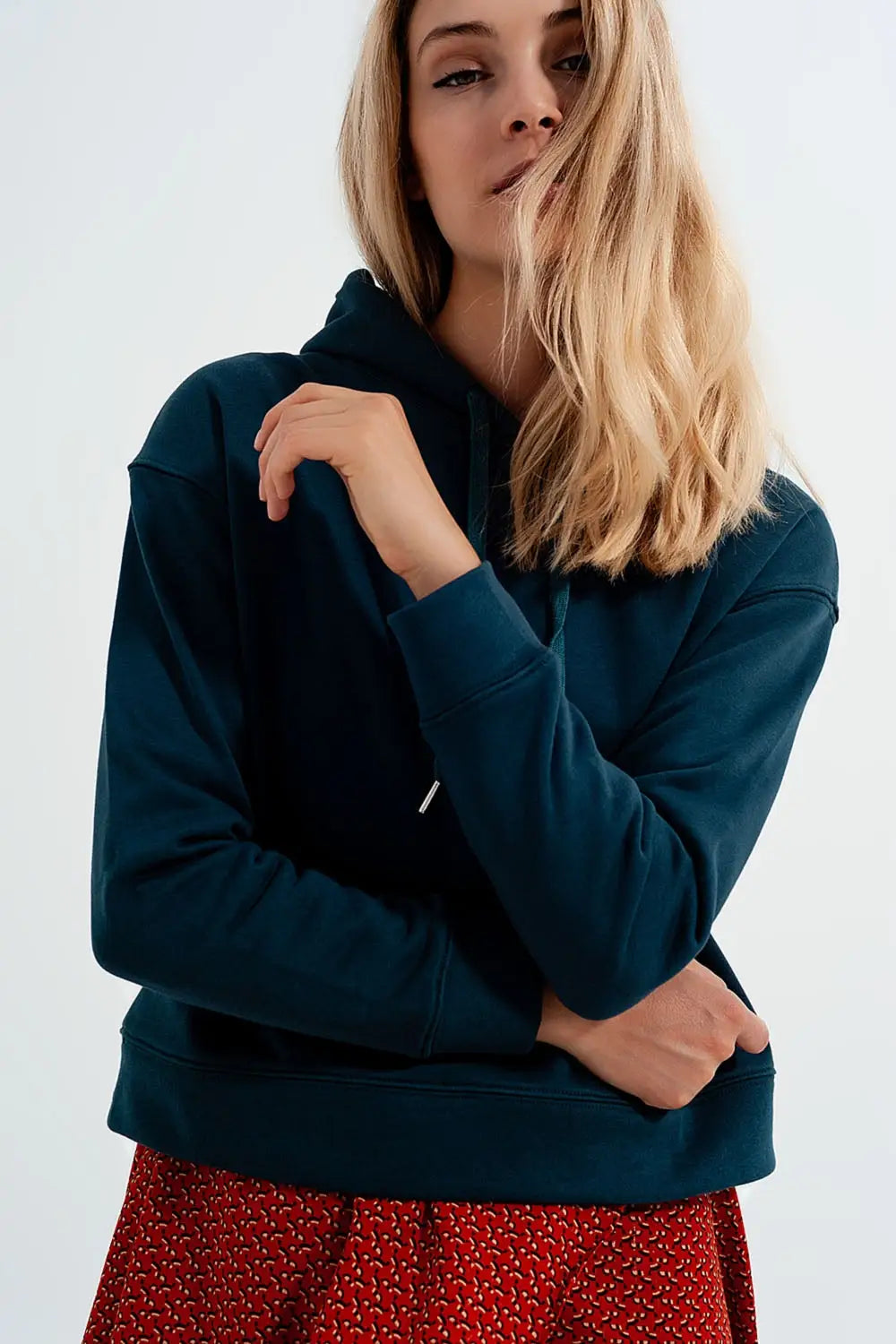 Hoodie co-ord in green - Sweaters