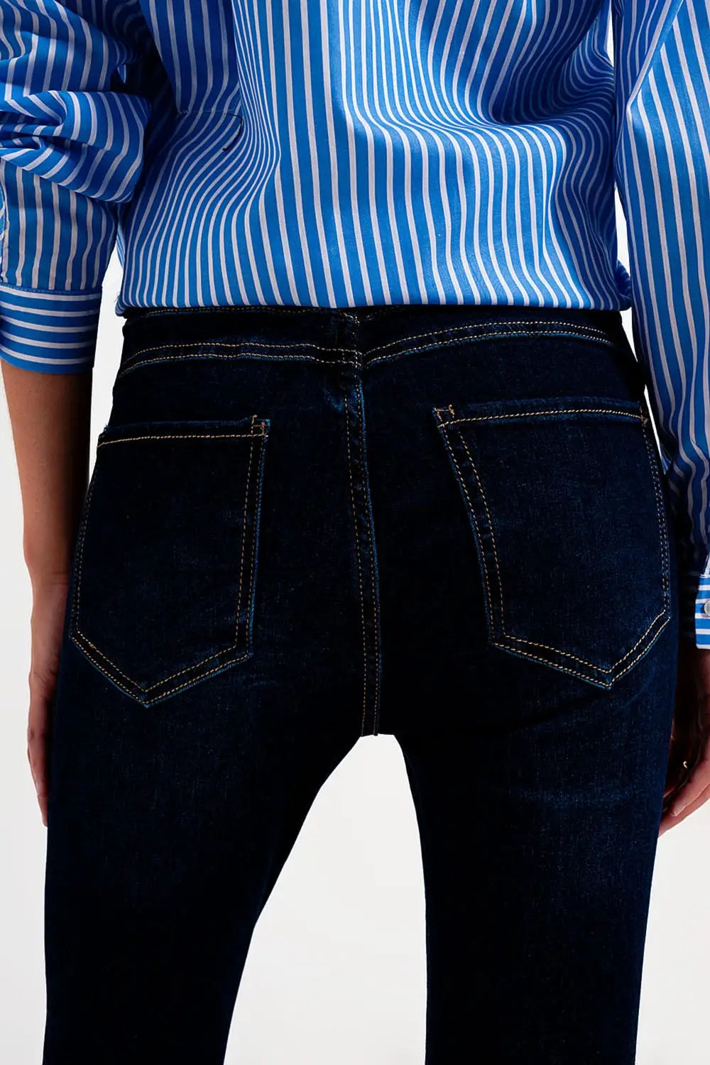 Skinny fit jeans dark blue wash