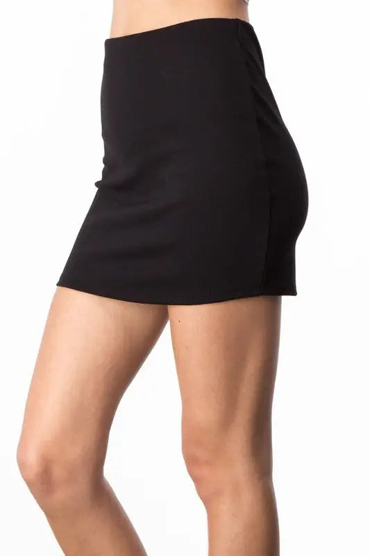 Black Mini Skirt - Melissa Jean Boutique