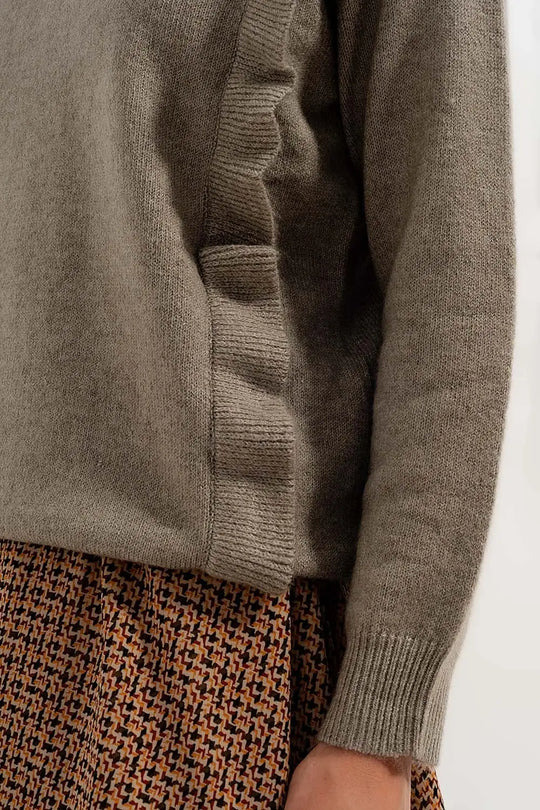 Sweater in sage green - Sweaters