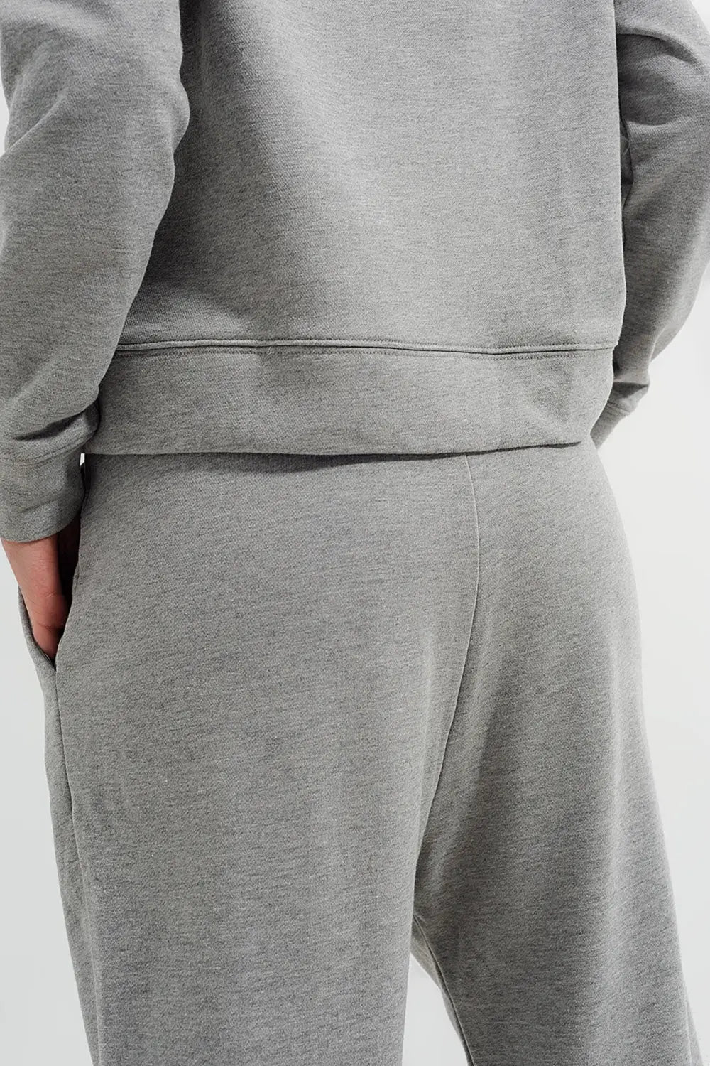 Jogger in light gray heather - Pants