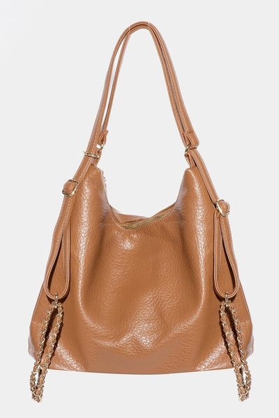 Faux Leather Shoulder Bag *More Colors