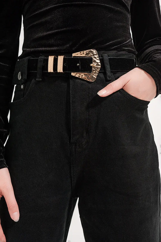 Pocket detail jeans in black - Colored Jeans