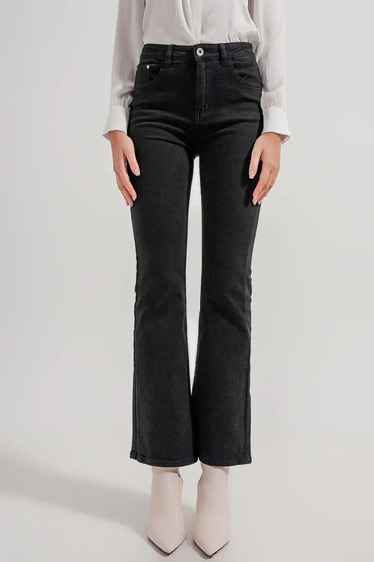 Flared jeans in black - Colored Jeans