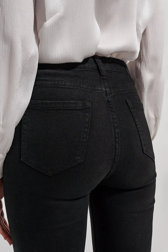Flared jeans in black - Colored Jeans