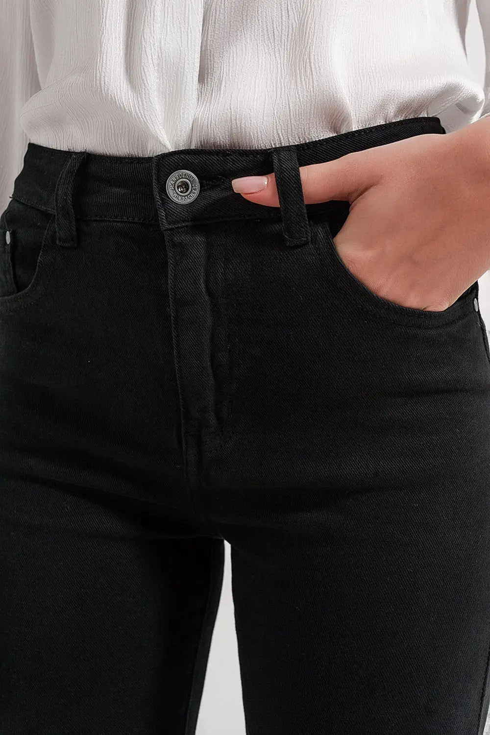 Flared jeans in black - Colored Jeans