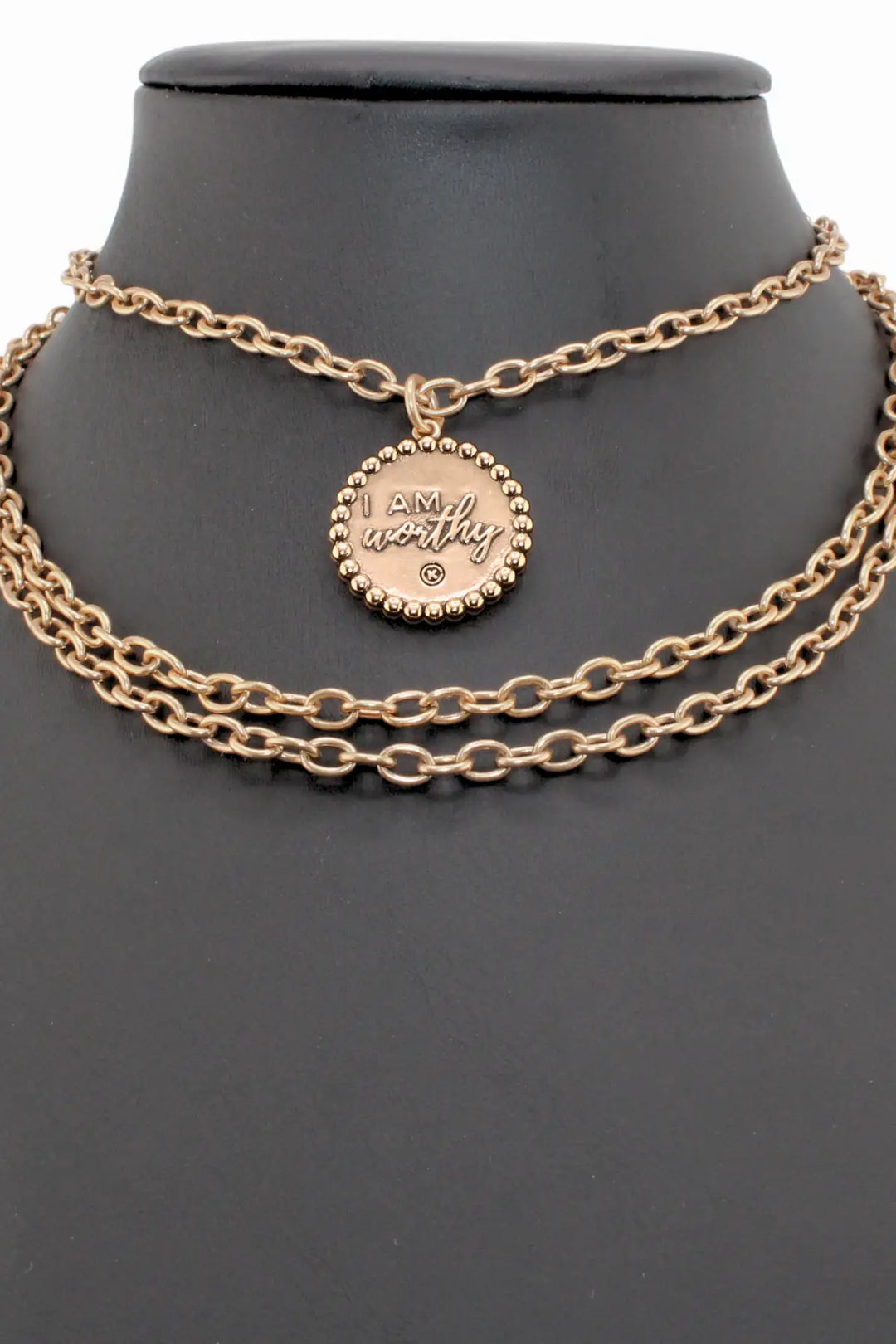 I Am Worthy Sun Essential Necklace - essential
