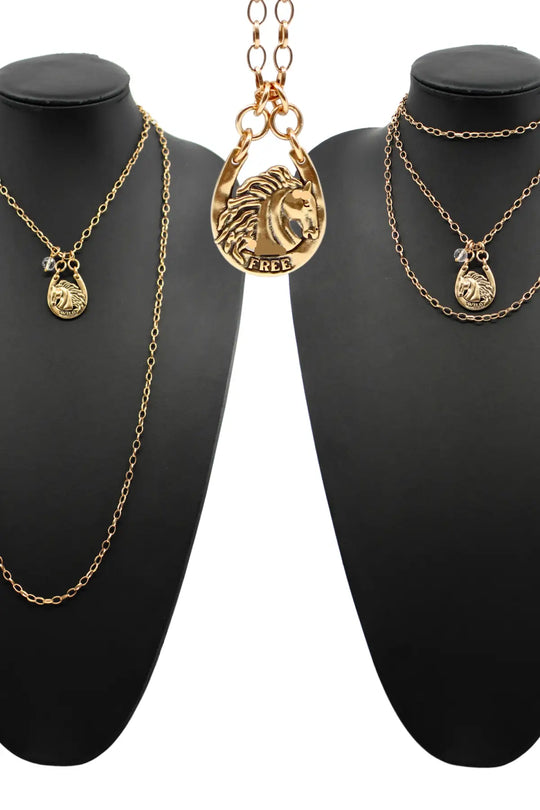 Wild & Free Horse Original Lite Necklace - original lite