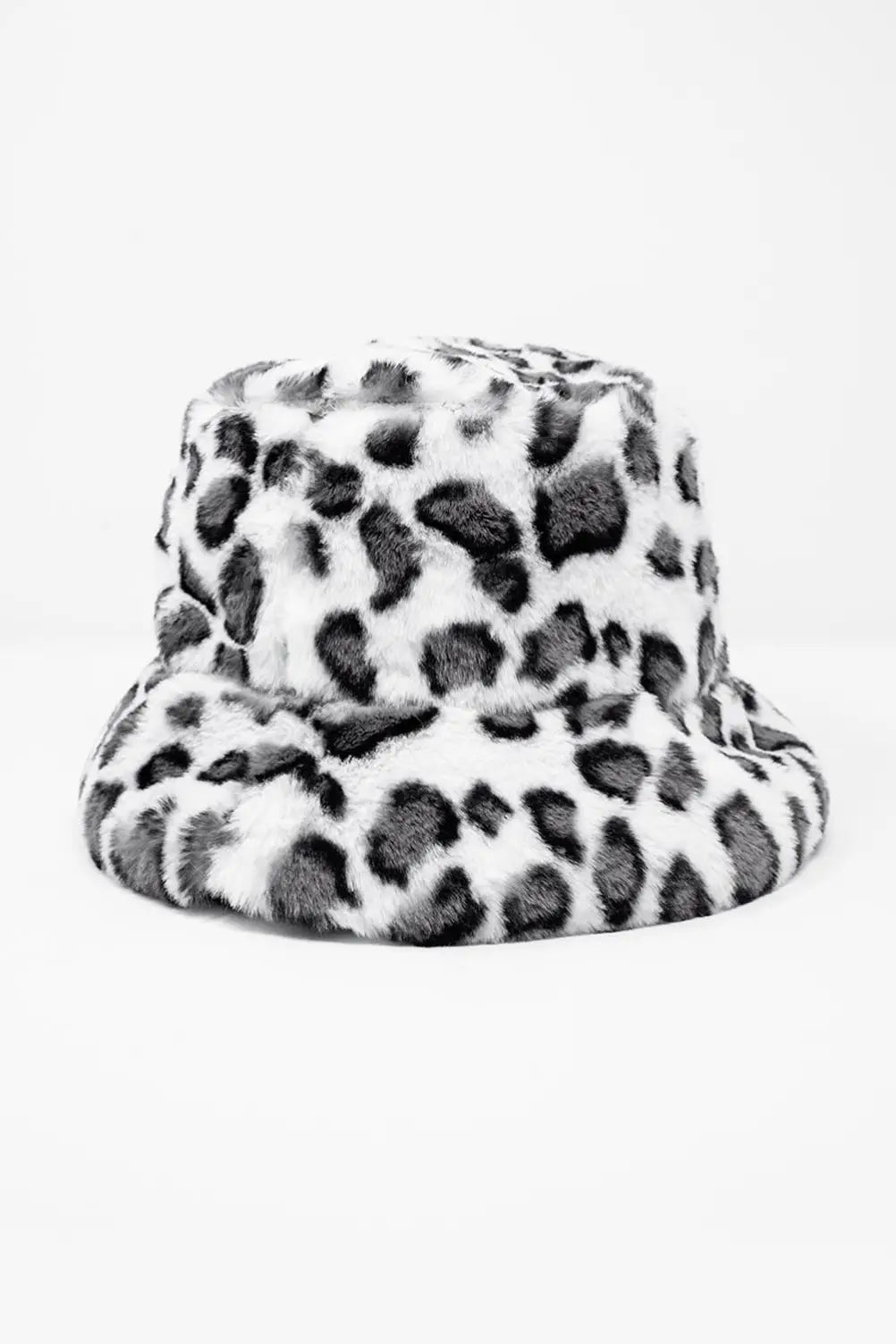 White bucket hat in animal print - WHITE / ONE - Hats