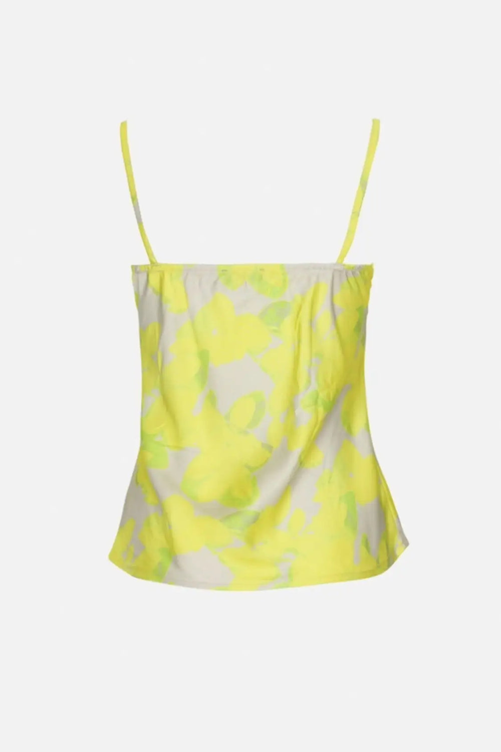 Print cami top in lemon yellow - Shirts Tops