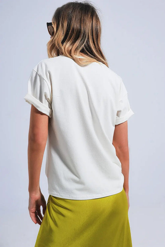 Indiana Hawkins Tiger short sleeve t-shirt - CREAM / ONE - T-Shirts